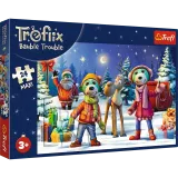 Puzzle Maxi 24 elementy Trefliki lepią bałwana +3 Trefl