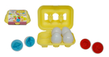 Sorter edukacyjny jajka wielkanocne 6szt MZ