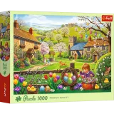 Puzzle 1000 elementów poszukiwanie jajek wielkanocnych Trefl