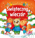 Świąteczny wieczór święta w lesie 16x16cm/10str Powerbook