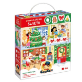 Puzzle 44 elementy Czas na Święta CzuCzu