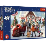 Puzzle 100 elementów świąteczny czas Treflików +5 Trefl