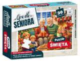 Gra dla seniora puzzle święta Kangur