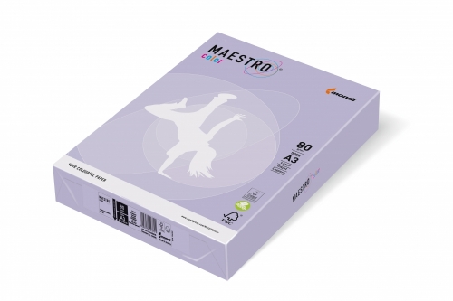 Papier ksero kolor fioletowy A4 160g 250ark Maestro