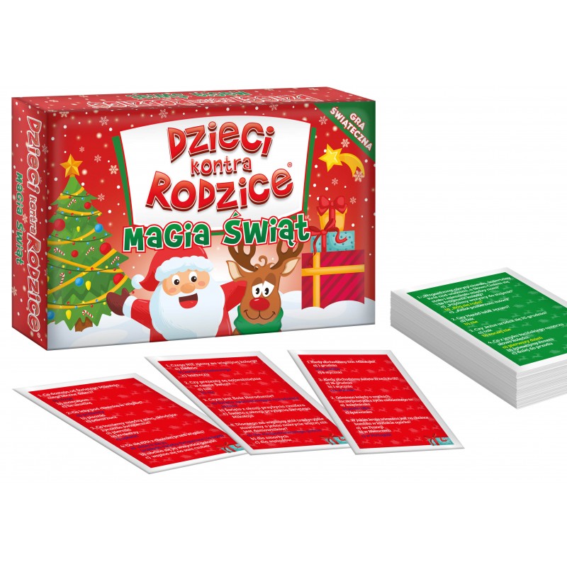 Gra edukacyjna Dzieci kontra Rodzice Magia Świąt 2 +7 Kangur