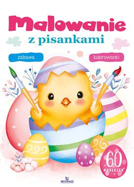 Malowanie z pisankami 60 naklejek A4/24str Arystoteles