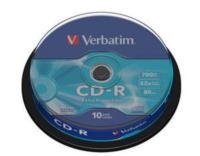 Płyta CD-R 700MB X52 10szt. Extra Protection Verbatim
