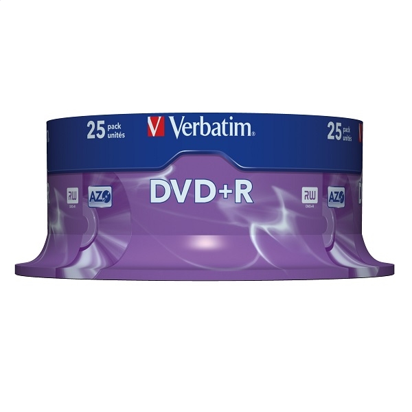 Płyta DVD+R 4,7GB X16 25szt Verbatim