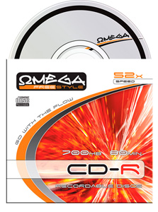 Płyta CD-R 700MB X52 Freestyle Omega