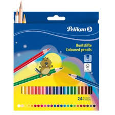 Kredki ołówkowe 24 kolory Pelikan