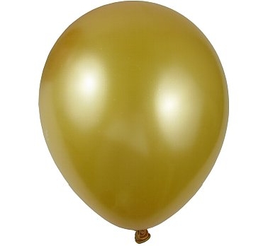 Balon metaliczny złoty 30cm kol. 100szt. Godan