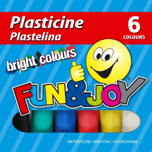 Plastelina 6 kolorów Fun&Joy