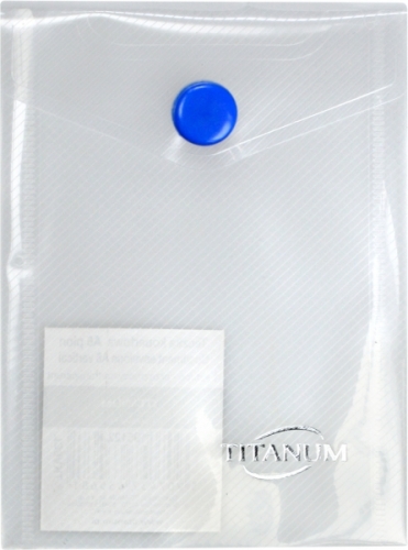 Koperta plastikowa A6 na zatrzask Titanum