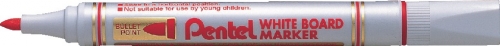 Marker suchościeralny MW85 Pentel okrągły czerwony