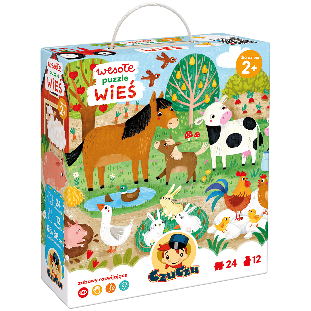 Puzzle wesołe wieś +2 CzuCzu