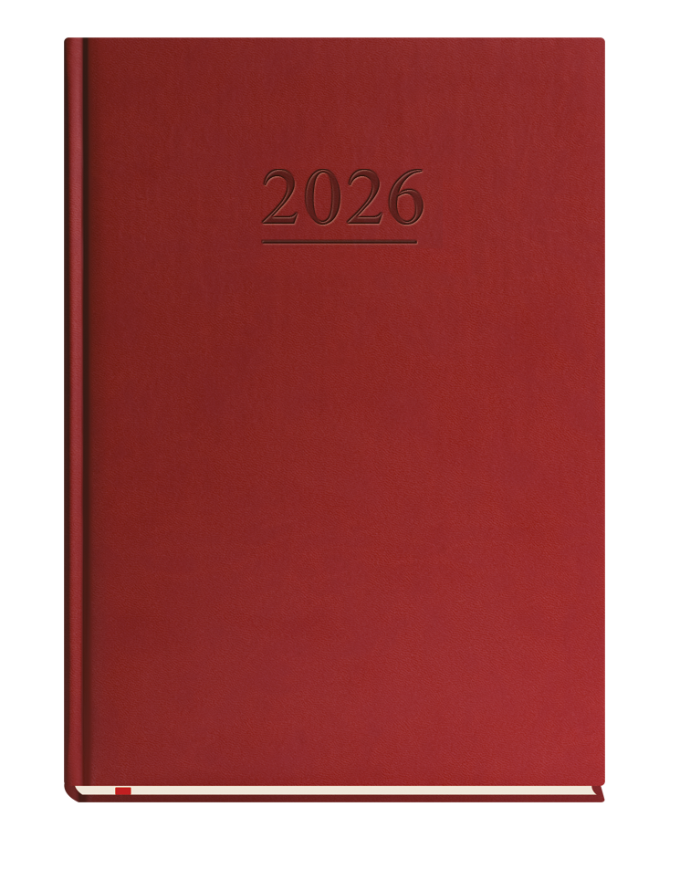 Kalendarz książkowy dzienny z registrami A4 2026 Stacjonarny Michalczyk