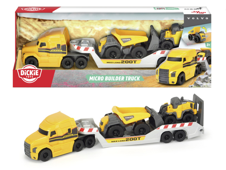 Pojazd laweta Volvo micro builder 32cm Dickie 