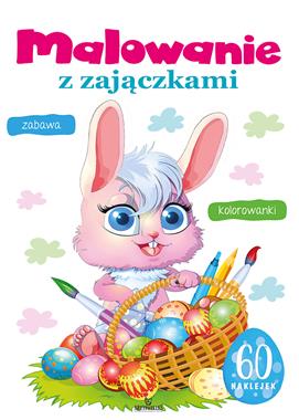 Malowanie z zajączkami 60 naklejek A4/24str Arystoteles