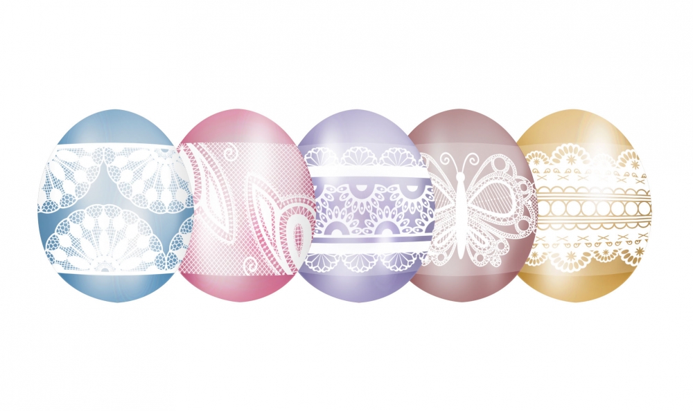 Owijka Wielkanocna na pisanki koronkowe 9 szt. Arpex