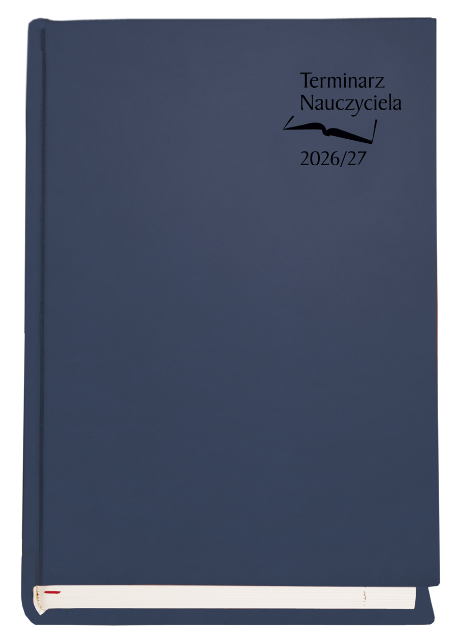 Kalendarz książkowy nauczyciela tygodniowy 4 strony B6 2026/2027 Michalczyk