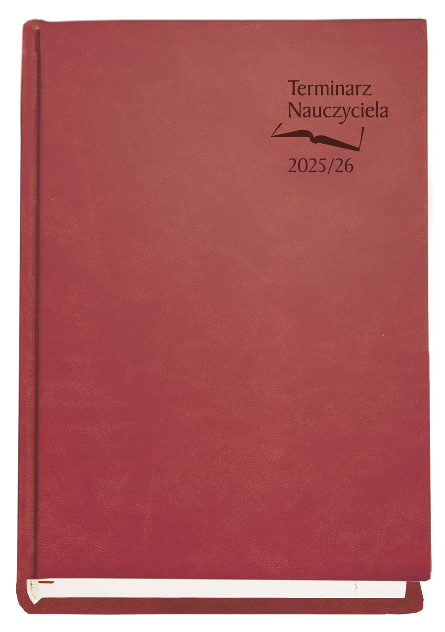 Kalendarz książkowy nauczyciela tygodniowy 4 strony B6 2025/2026 Michalczyk