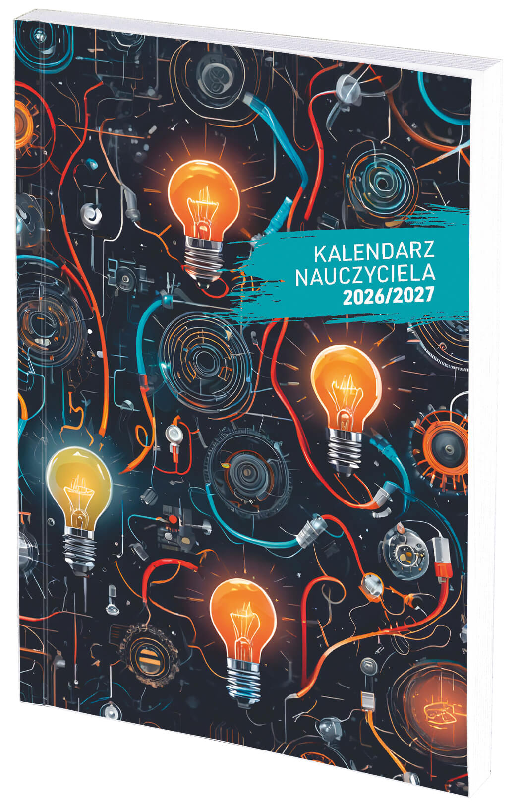 Kalendarz książkowy nauczyciela tygodniowy A5 2026/2027 PCV Wokół Nas