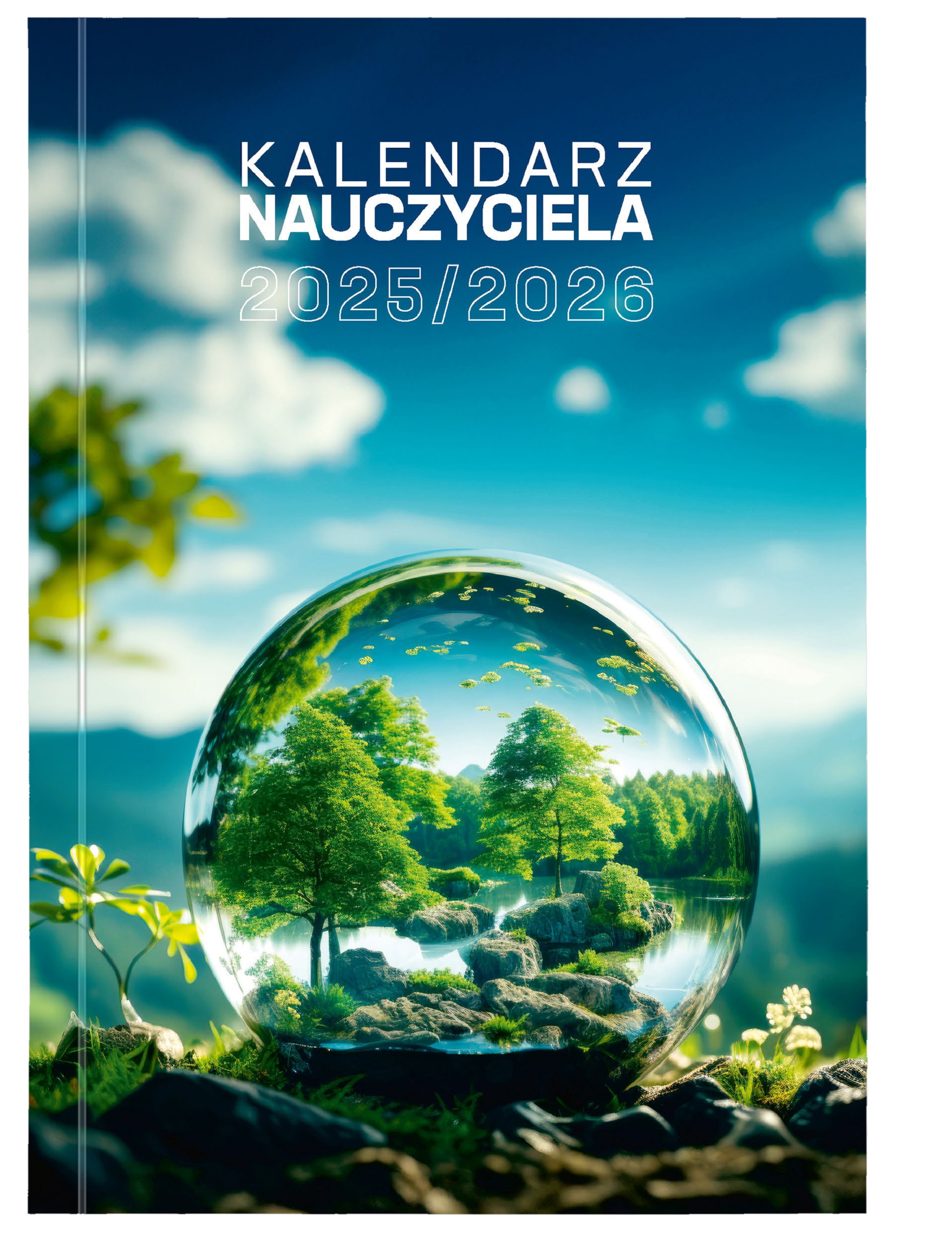 Kalendarz książkowy nauczyciela tygodniowy A5 2025/2026 PCV Wokół Nas