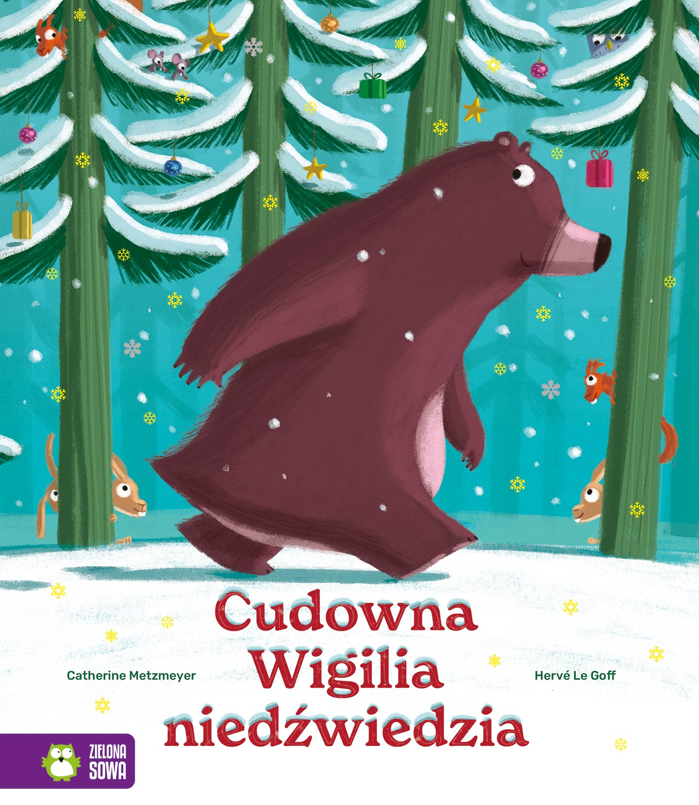 Cudowna Wigilia niedźwiedzia 25x29cm/32str Zielona Sowa