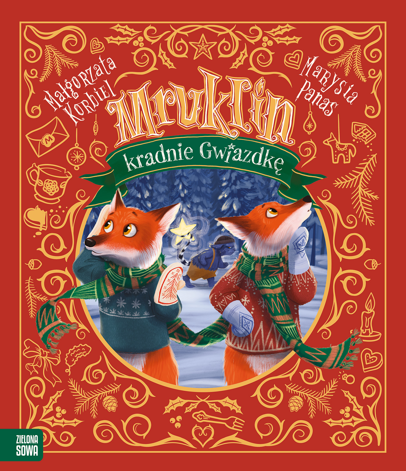 Mruklin kradnie Gwiazdkę 25x29cm/32str Zielona Sowa