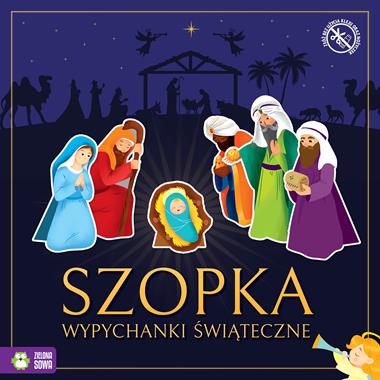 Świąteczne wypychanki szopka 29x29cm/24str Zielona Sowa