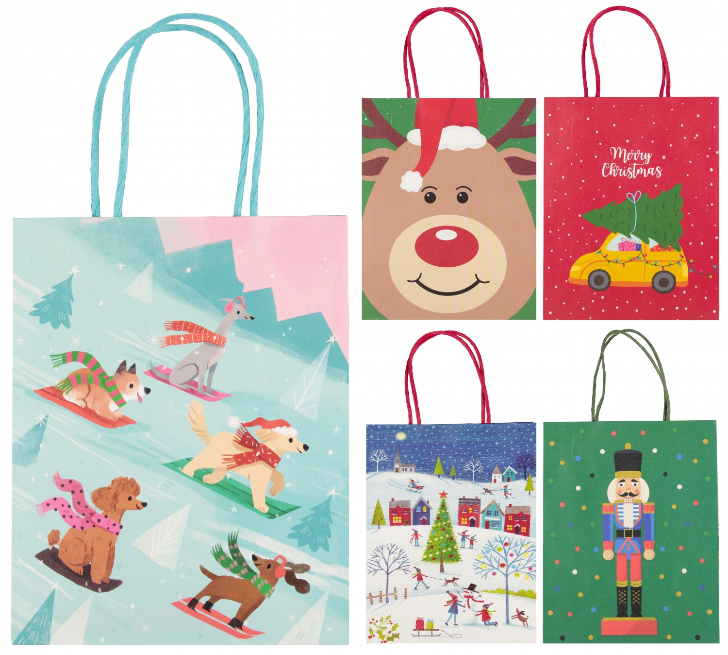 Torebka ozdobna świąteczna 18x23cm Canpol