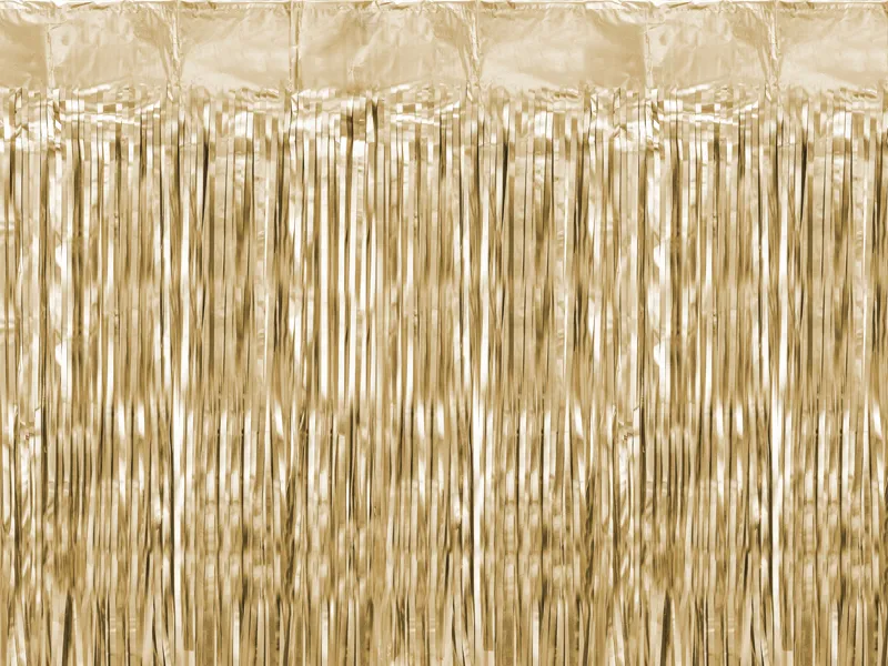 Kurtyna party 100x200cm złoty Partydeco