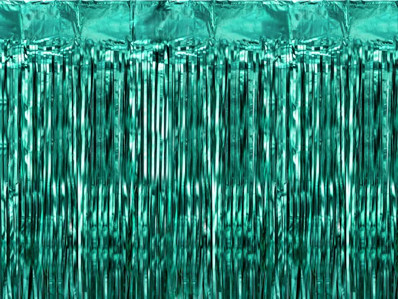 Kurtyna Party 100x200cm zielony Partydeco