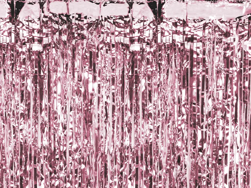 Kurtyna party 100x200cm różowa Partydeco