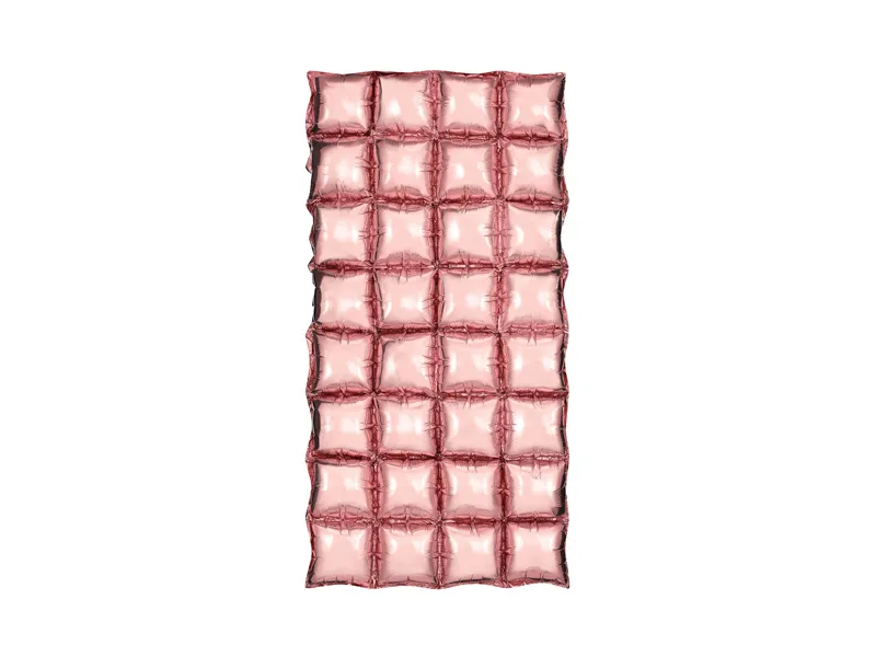 Kurtyna balon foliowy 72x143cm różowy Partydeco