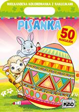 Wielkanocna kolorowanka z naklejkami pisanka A4/16str Niko