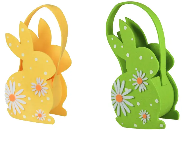 Koszyk wielkanocny filcowy zajączek Arpex