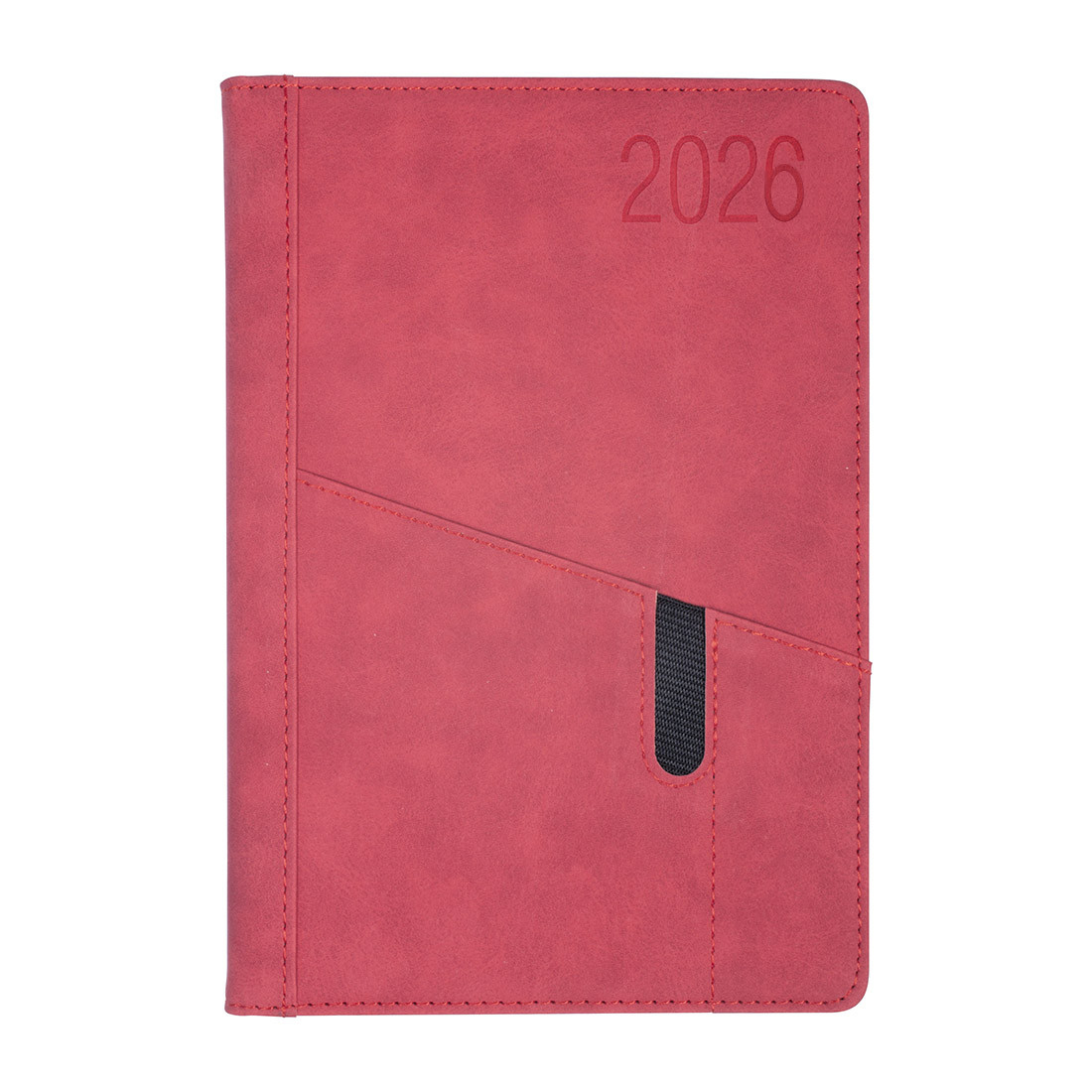 Kalendarz terminarz książkowy dzienny z miejscem na smartfon A5 2026 Saturn Opus
