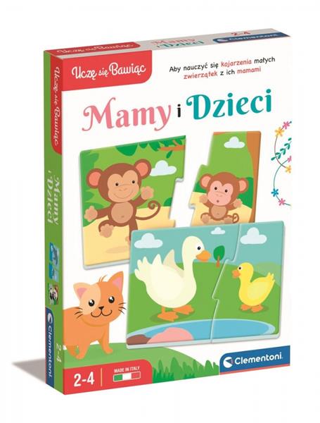 Gra edukacyjna mamy i dzieci +2 Clementoni