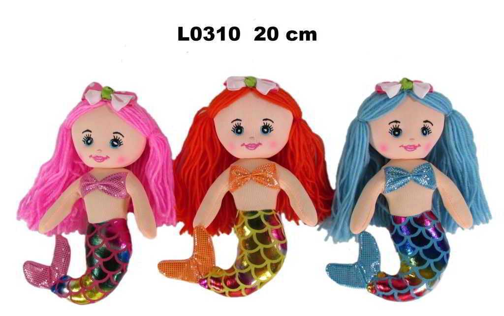 Pluszowa lalka syrenka 20cm Sun Day