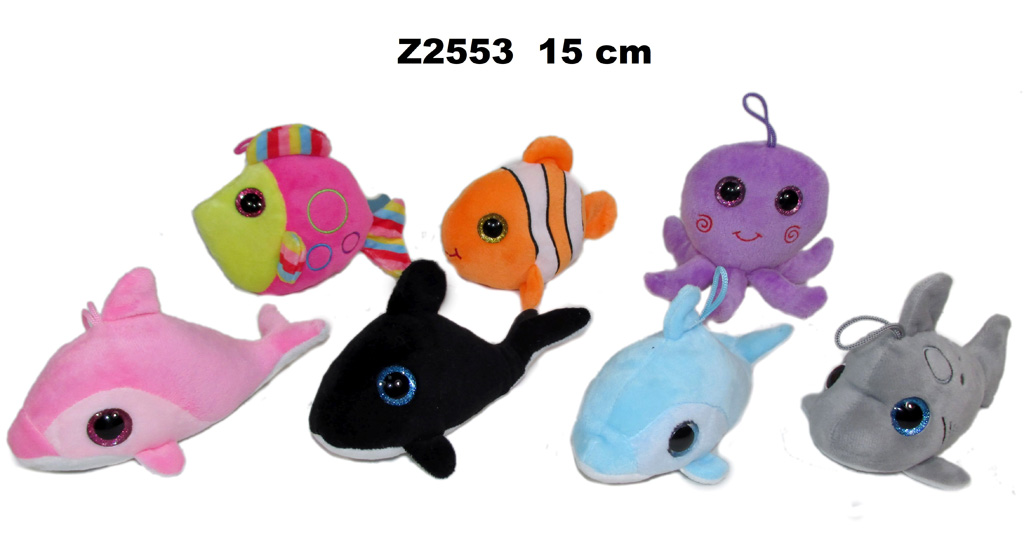 Pluszowe zwierzaki morskie 15cm Sun Day