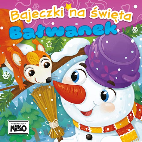 Bajeczki na święta bałwanek 16x16cm/10str Niko