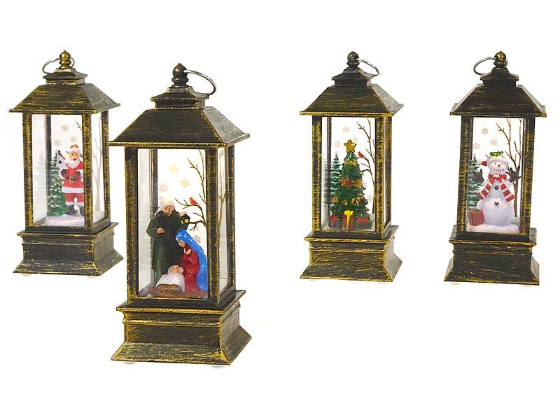 Lampion świąteczny LED 13cm Adar