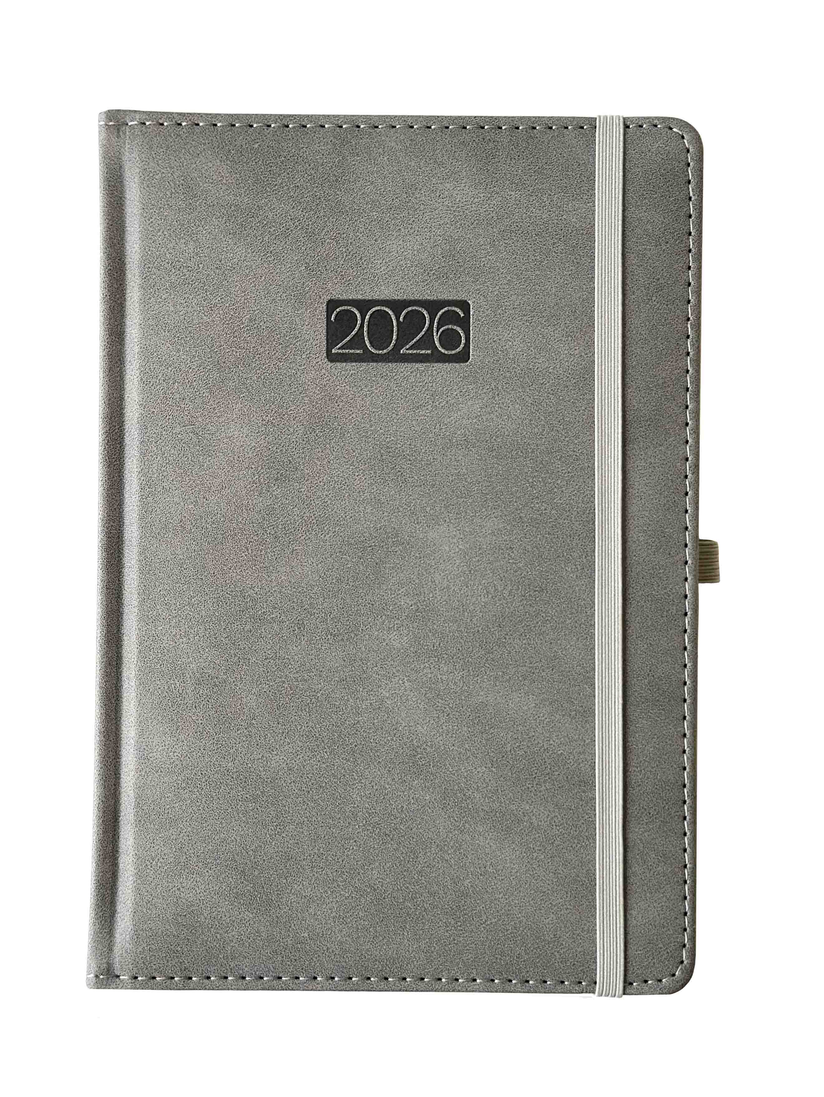 Kalendarz terminarz książkowy dzienny z registrami A4 2026 Elegance Lux Avanti