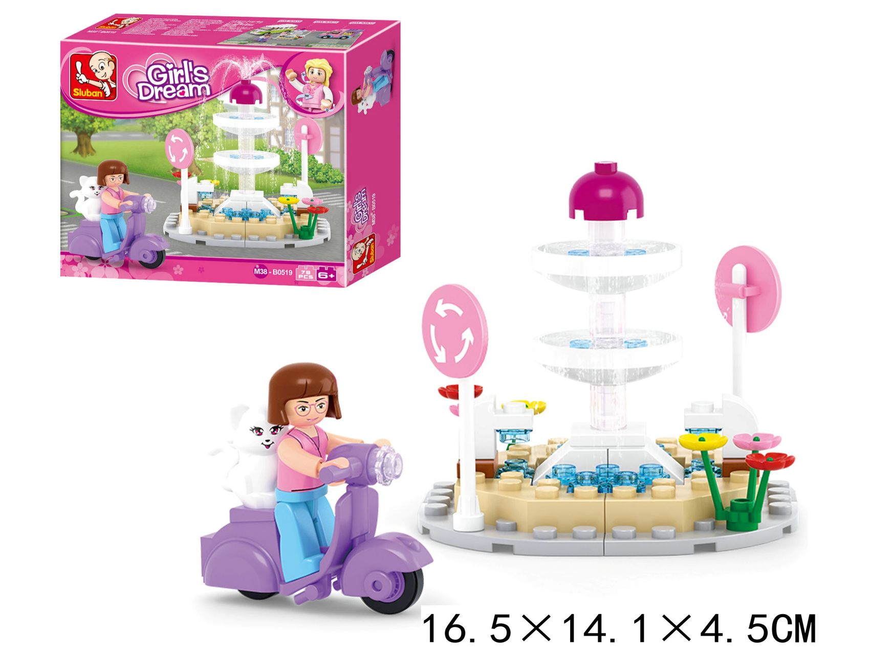 Klocki konstrukcyjne 78 elem. Girls Dream Sluban