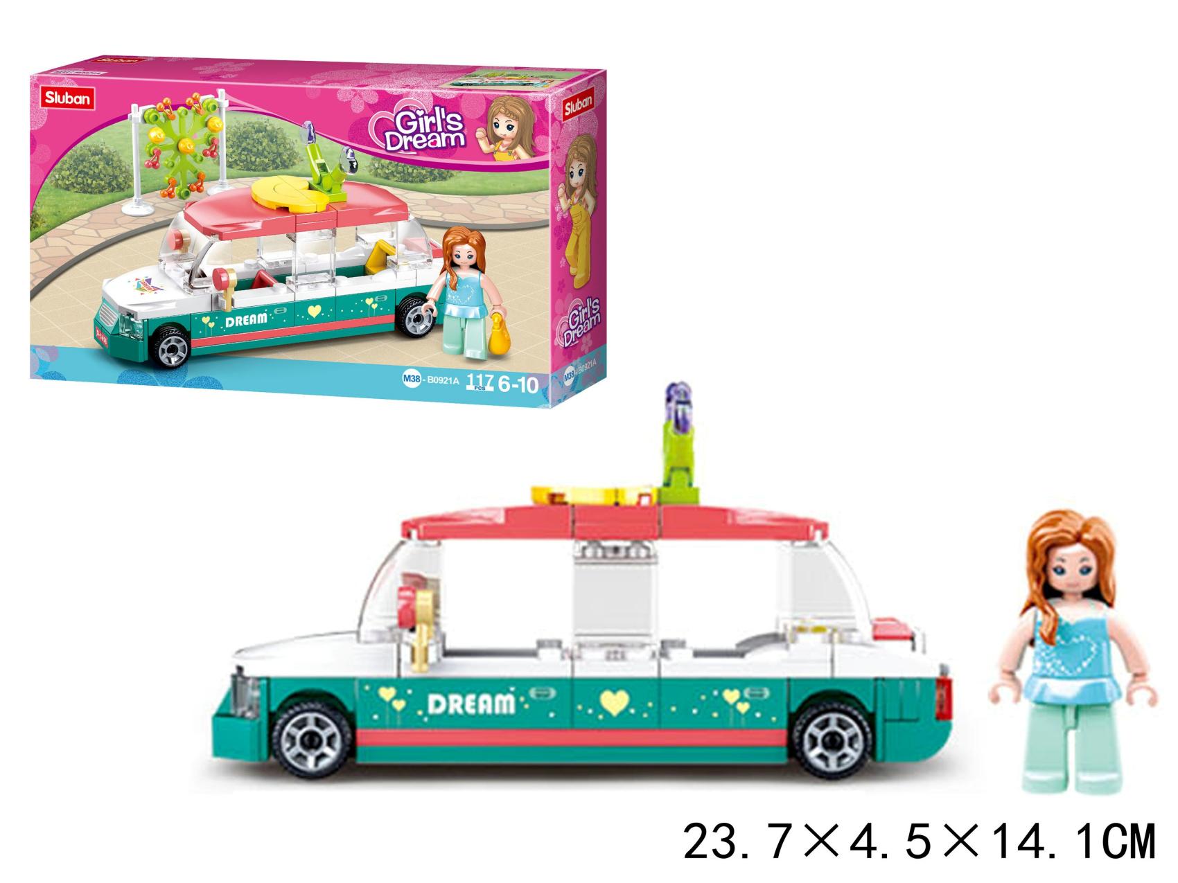 Klocki konstrukcyjne 117 elem. Girls Dream Sluban