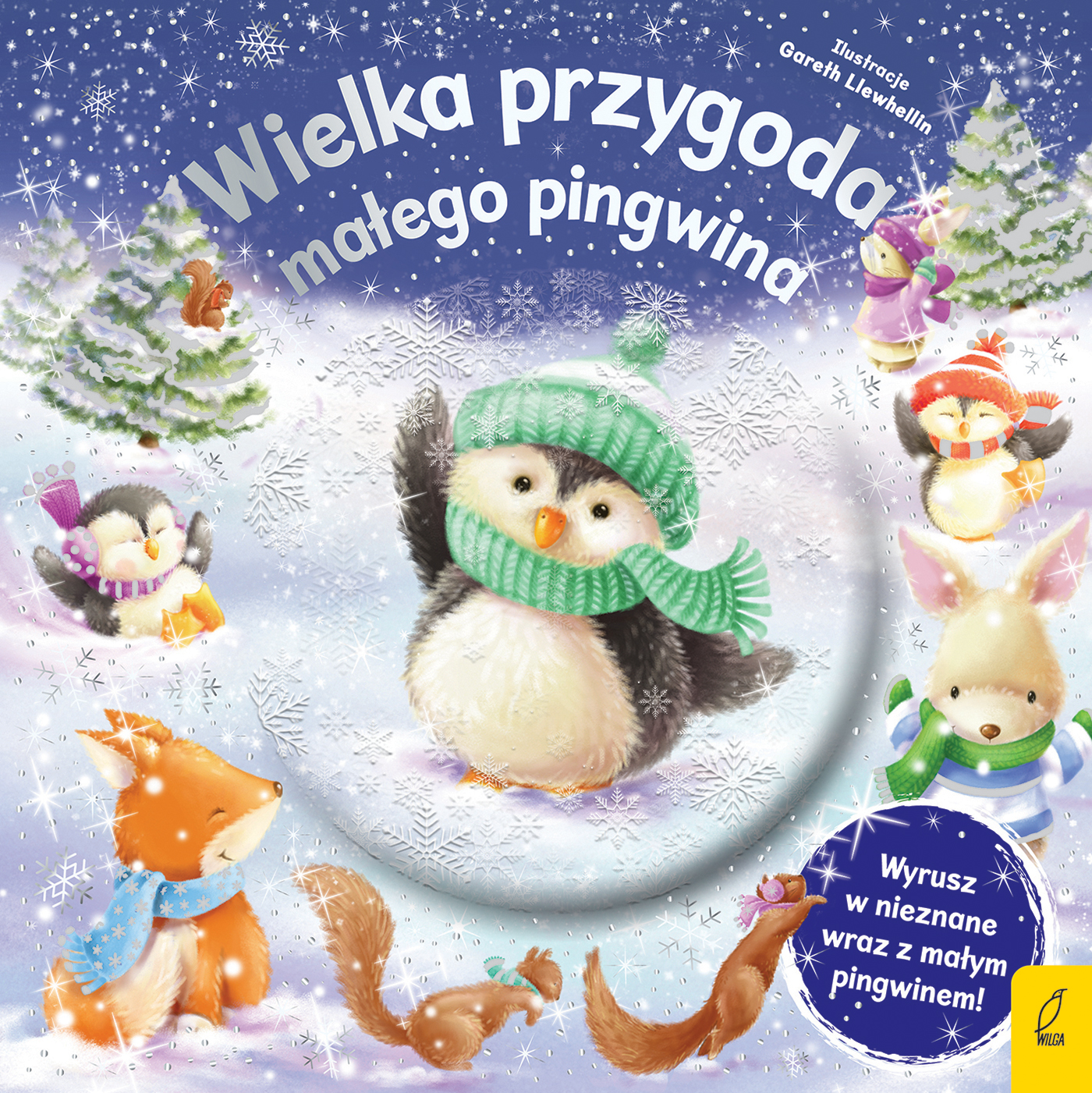 Wielka przygoda małego pingwina 23x23cm/24str Wilga