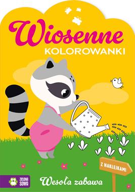 Wiosenne kolorowanki wesoła zabawa B5/16str Zielona Sowa