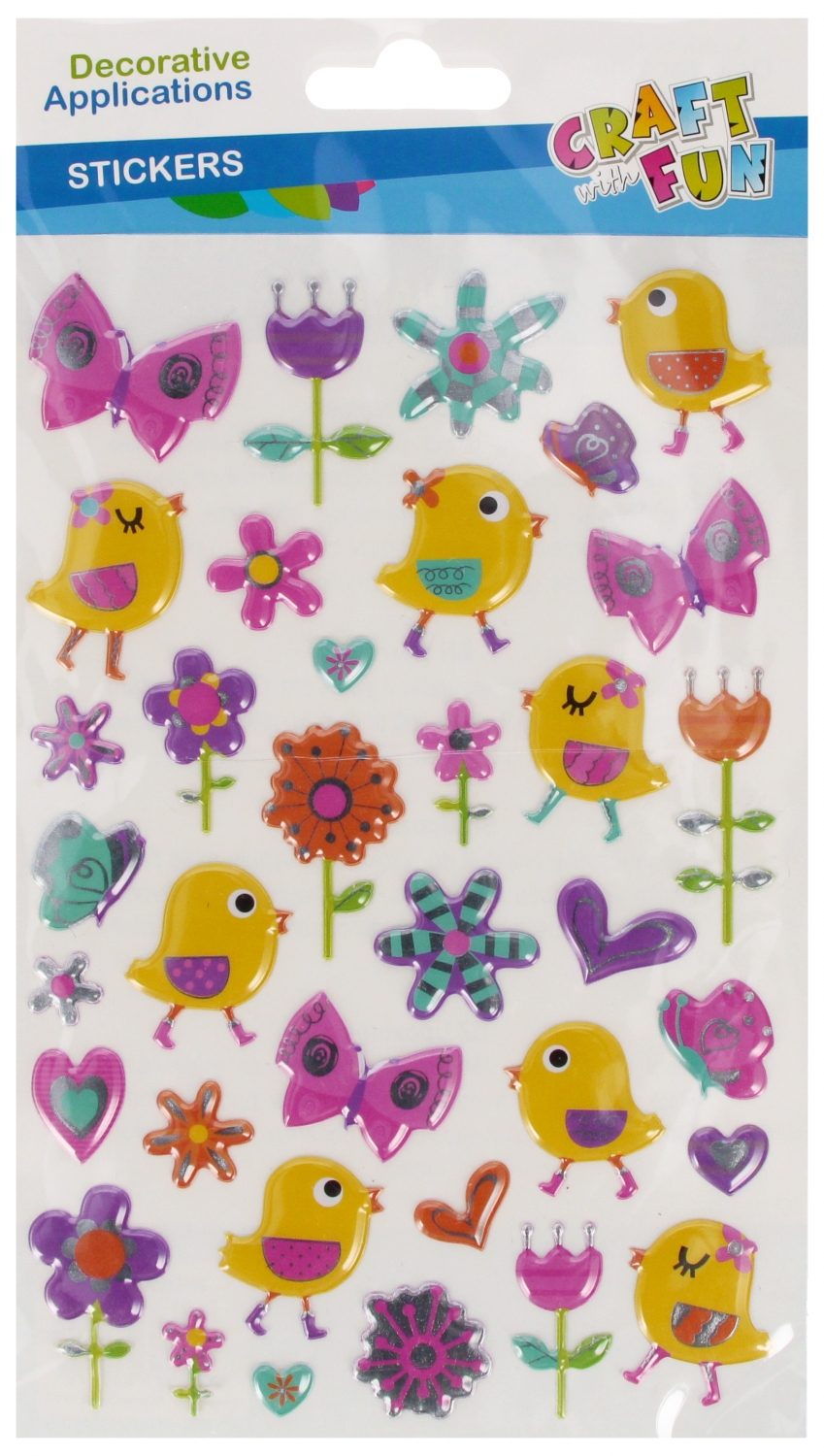 Naklejki wielkanocne wypukłe Craft with Fun