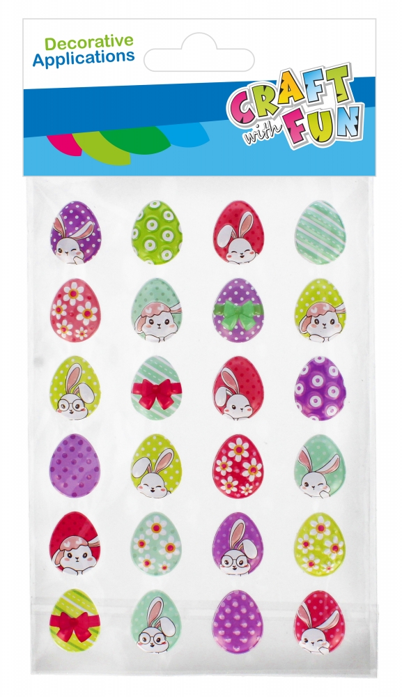 Naklejki wielkanocne pisanki Craft with Fun